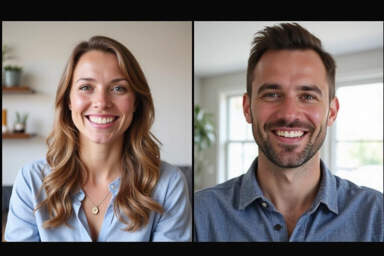 Nutricionista és páciens online videóhívásban, hosszú távú támogatást szimbolizálva